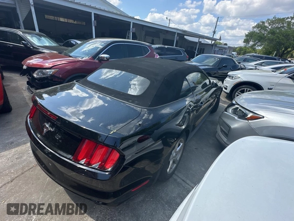 2017 Ford Mustang V6 with VIN 1FATP8EM9H5270027, listed as a Copart auction lot 47421964 with 54,822 mi miles and . Bid and sale history available at carsss.com. Image 4.