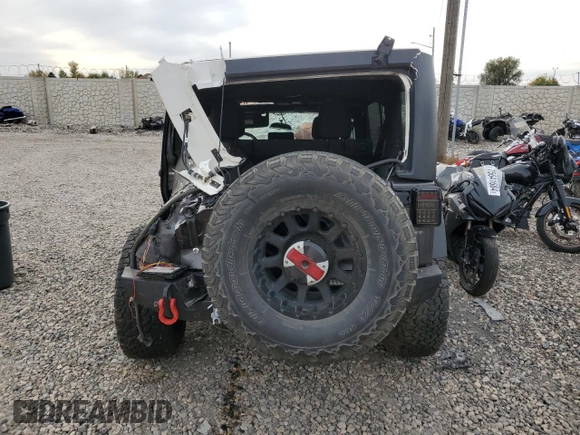 2018 Jeep Wrangler JK Unlimited Sport S with VIN 1C4HJWDG9JL874129, listed as a Copart auction lot 78923644 with 0 mi miles and Salvage Title. Bid and sale history available at carsss.com. Image 6.