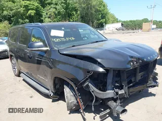 2024 Jeep Wagoneer Series II with VIN 1C4SJRBP1RS177002, listed as a IAAI auction lot 42575347 with 27,614 mi miles and . Bid and sale history available at DreamBid. Image 1.