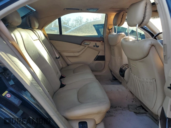 2002 Mercedes-Benz S-Class 6.0L with VIN WDBNG78J12A282359, listed as a Copart auction lot 80369004 with 198,414 mi miles and Non Repairable. Bid and sale history available at carsss.com. Image 10.