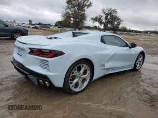 2020 Chevrolet Corvette 3LT with VIN 1G1Y83D49L5113844, listed as a Copart auction lot 38703224 with 11,054 mi miles and Salvage Title. Bid and sale history available at carsss.com. Image 3.