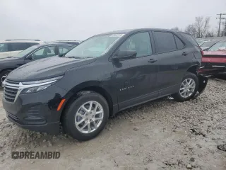 2024 Chevrolet Equinox LS with VIN 3GNAXHEG9RL367216, listed as a Copart auction lot 46692725 with 8,095 mi miles and Non repairable. Bid and sale history available at DreamBid. Image 1.