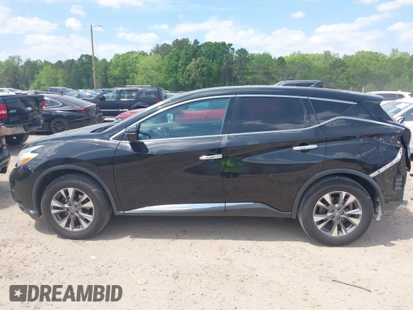 2017 Nissan Murano S with VIN 5N1AZ2MG1HN127136, listed as a IAAI auction lot 42010293 with 183,288 mi miles and . Bid and sale history available at carsss.com. Image 14.