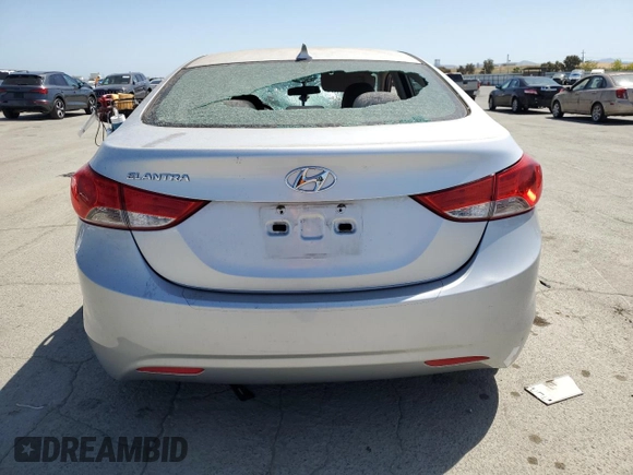 2013 Hyundai Elantra Limited z VIN 5NPDH4AEXDH230388, wystawiony jako Copart lot #53696715 z przebiegiem Nie podano mil oraz Szkoda całkowita • Salvage title. Historia ofert i sprzedaży dostępna na DreamBid. Obrazek 6.