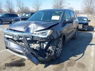 2021 Honda Pilot EX-L with VIN 5FNYF6H54MB028203, listed as a IAAI auction lot 41641116 with 46,755 mi miles and . Bid and sale history available at DreamBid. Image 6.