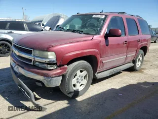 2004 Chevrolet Tahoe LT with VIN 1GNEC13Z44R251044, listed as a Copart auction lot 48021795 with 202,105 mi miles and Salvage Title. Bid and sale history available at carsss.com. Image 1.