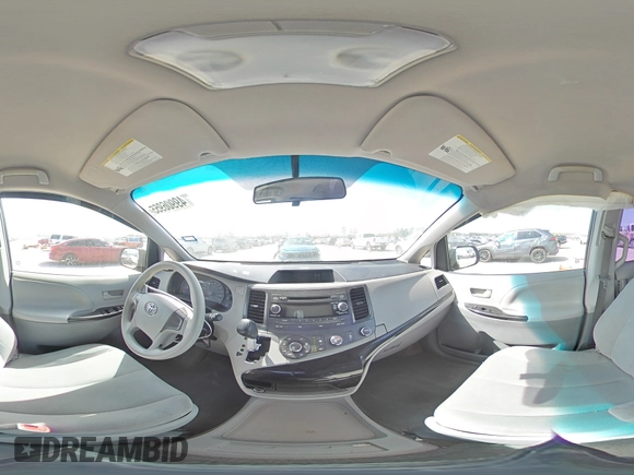 2012 Toyota Sienna with VIN 5TDKA3DC1CS012509, listed as a Copart auction lot 49906955 with 141,745 mi miles and Salvage Title. Bid and sale history available at DreamBid. Image 14.