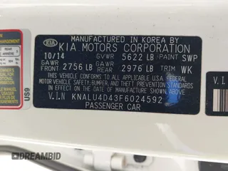 2015 Kia K900 Premium with VIN KNALU4D43F6024592, listed as a IAAI auction lot 41283765 with 114,549 mi miles. Bid and sale history available at carsss.com. Image 9.