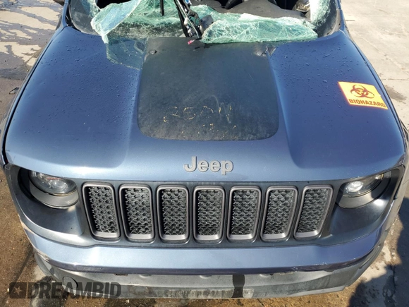2021 Jeep Renegade Trailhawk z VIN ZACNJDC12MPM31659, wystawiony jako Copart lot #53104325 z przebiegiem Nie podano mil oraz Szkoda całkowita • Salvage title. Historia ofert i sprzedaży dostępna na DreamBid. Obrazek 12.