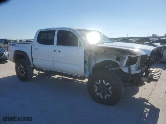 2018 Toyota Tacoma SR with VIN 5TFCZ5ANXJX126742, listed as a Copart auction lot 45911535 with NaN miles and Salvage Title. Bid and sale history available at carsss.com. Image 4.