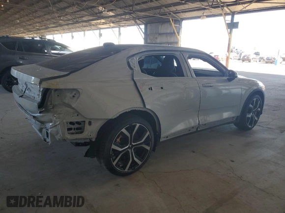 2022 Polestar 2 with VIN LPSED3KA9NL084187, listed as a Copart auction lot 81099294 with 9,661 mi miles and Salvage Title. Bid and sale history available at carsss.com. Image 3.