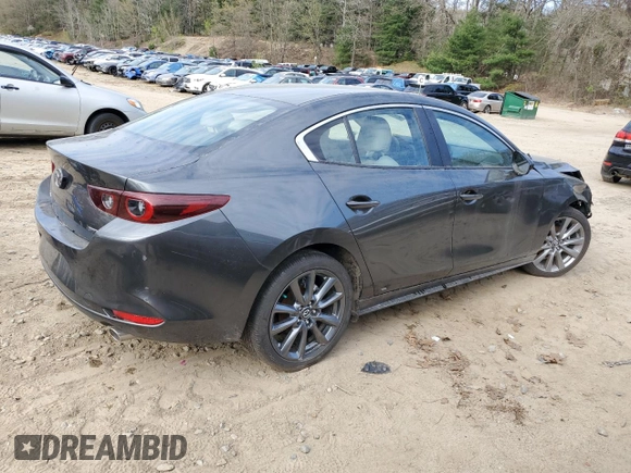 2023 Mazda 3 S Preferred with VIN 3MZBPACM6PM373413, listed as a Copart auction lot 48226874 with 2,462 mi miles and Clean Title. Bid and sale history available at DreamBid. Image 3.