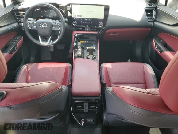 2024 Lexus NX 450h+ Luxury z VIN JTJHKCFZ2R2026067, wystawiony jako Copart lot #55675494 z przebiegiem 10 557 mil mil oraz Szkoda całkowita • Salvage title. Historia ofert i sprzedaży dostępna na DreamBid. Obrazek 8.