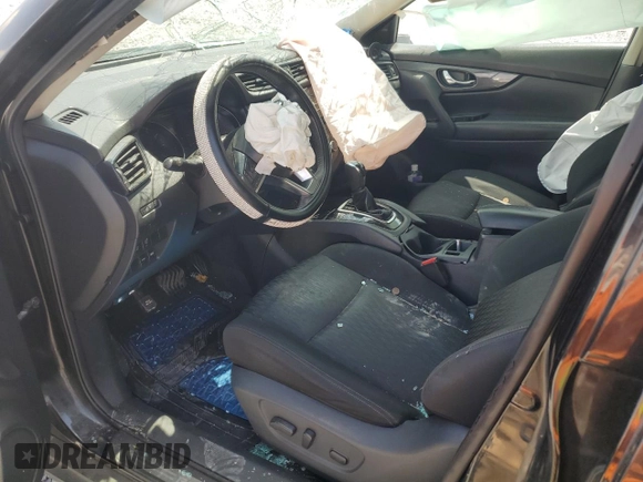2017 Nissan Rogue SV z VIN KNMAT2MT6HP501456, wystawiony jako Copart lot #55625395 z przebiegiem Nie podano mil oraz Szkoda całkowita • Salvage title. Historia ofert i sprzedaży dostępna na DreamBid. Obrazek 7.