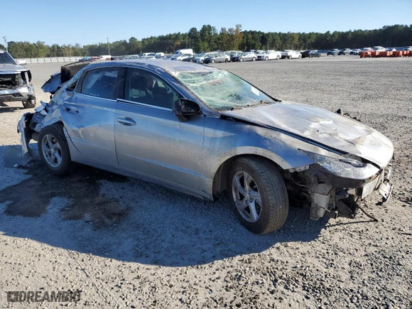 2021 Hyundai Sonata SE with VIN 5NPEG4JA1MH074486, listed as a Copart auction lot 76439804 with 125,735 mi miles and Salvage Title. Bid and sale history available at carsss.com. Image 4.