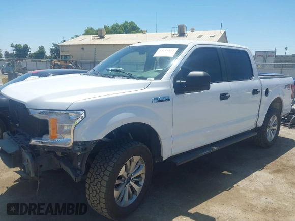 2018 Ford F-150 XL with VIN 1FTEW1EP8JKF82063, listed as a IAAI auction lot 42299414 with 153,706 mi miles and . Bid and sale history available at DreamBid. Image 23.