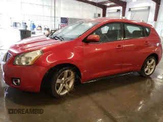 2009 Pontiac Vibe 1SB with VIN 5Y2SP67019Z440430, listed as a Copart auction lot 60089384 with 196,000 mi miles and Salvage title. Bid and sale history available at DreamBid. Image 1.