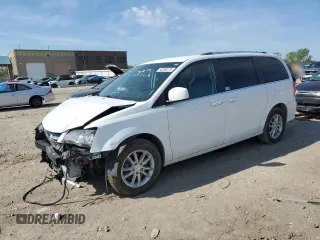 2018 Dodge Grand Caravan SXT z VIN 2C4RDGCG0JR208285, wystawiony jako Copart lot #53359275 z przebiegiem 112 182 mil mil oraz Szkoda całkowita • Salvage title. Historia ofert i sprzedaży dostępna na DreamBid. Obrazek 1.