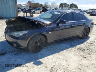 2010 BMW 5 Series 535i xDrive with VIN WBANV9C53AC391354, listed as a Copart auction lot 46476555 with 172,290 mi miles and Salvage Title. Bid and sale history available at carsss.com. Image 1.