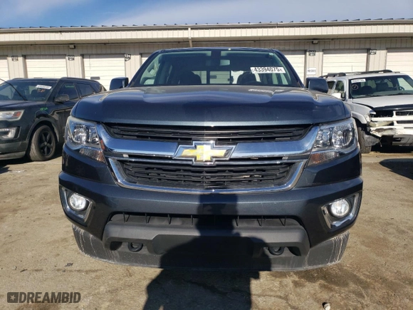 2019 Chevrolet Colorado 4WD LT with VIN 1GCGTCEN0K1121829, listed as a Copart auction lot 43394075 with 54,708 mi miles and Salvage Title. Bid and sale history available at carsss.com. Image 5.