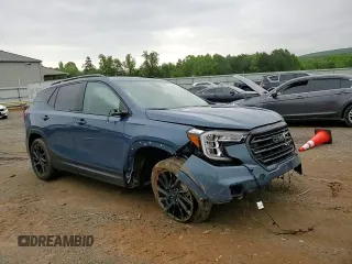 2024 GMC Terrain SLT with VIN 3GKALVEGXRL402255, listed as a Copart auction lot 58592915 with 8,998 mi miles and Salvage title. Bid and sale history available at DreamBid. Image 14.