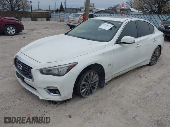 2019 Infiniti Q50 Luxe with VIN JN1EV7AP5KM512511, listed as a IAAI auction lot 42039355 with Not provided miles and . Bid and sale history available at DreamBid. Image 20.