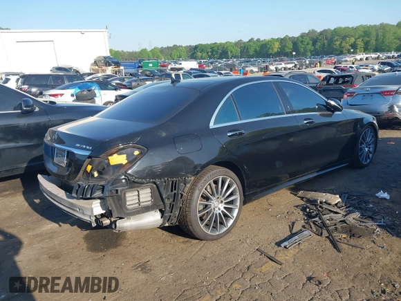 2015 Mercedes-Benz S 550 with VIN WDDUG8CB3FA119694, listed as a IAAI auction lot 42022141 with 181,590 mi miles and . Bid and sale history available at carsss.com. Image 4.