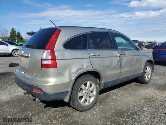 2007 Honda CR-V EX-L with VIN JHLRE48737C107038, listed as a Copart auction lot 47688765 with 198,389 mi miles and Salvage Title. Bid and sale history available at carsss.com. Image 3.