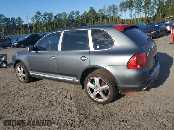 2005 Porsche Cayenne S with VIN WP1AB29P85LA61837, listed as a Copart auction lot 75708194 with 0 mi miles and Salvage Title. Bid and sale history available at carsss.com. Image 2.
