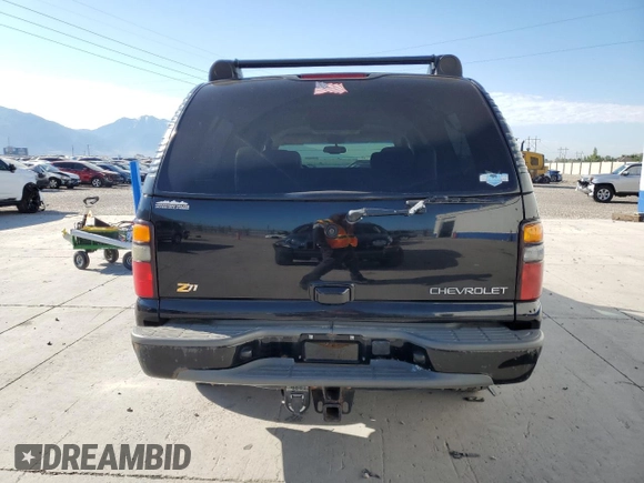 2004 Chevrolet Suburban Z71 with VIN 3GNFK16Z14G148988, listed as a Copart auction lot 58481704 with 0 mi miles and Salvage Title. Bid and sale history available at carsss.com. Image 6.