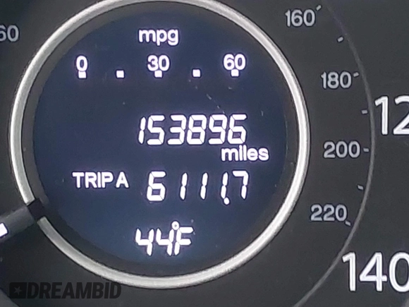 2014 Honda CR-V LX with VIN 5J6RM4H30EL114694, listed as a IAAI auction lot 41123860 with 153,896 mi miles. Bid and sale history available at carsss.com. Image 15.