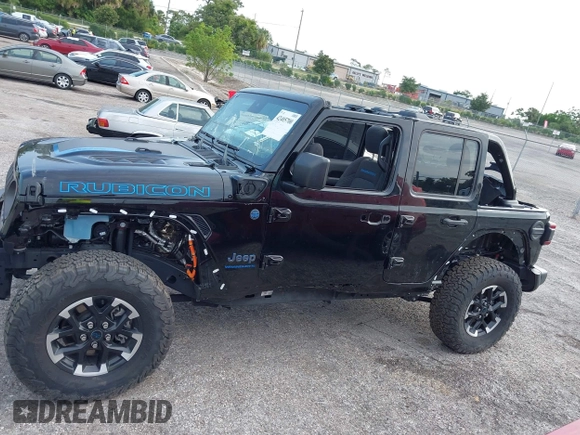 2024 Jeep Wrangler Rubicon X z VIN 1C4RJXR64RW197186, wystawiony jako IAAI lot #42405700 z przebiegiem 6 397 mil mil oraz . Historia ofert i sprzedaży dostępna na DreamBid. Obrazek 14.