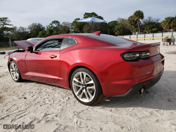 2021 Chevrolet Camaro 2LT with VIN 1G1FD1RS3M0125937, listed as a Copart auction lot 78856063 with 20,436 mi miles. Bid and sale history available at carsss.com. Image 2.