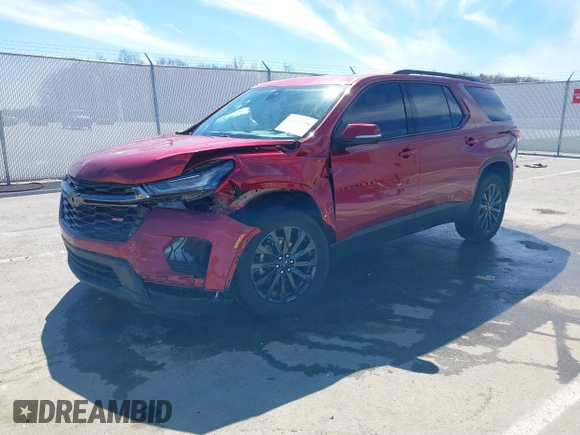2023 Chevrolet Traverse RS with VIN 1GNEVJKW8PJ234669, listed as a IAAI auction lot 41868166 with 93,737 mi miles and . Bid and sale history available at DreamBid. Image 17.