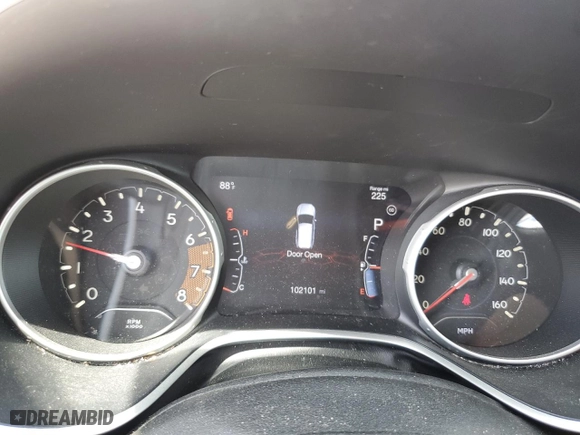 2019 Jeep Compass Limited with VIN 3C4NJCCB8KT664232, listed as a Copart auction lot 49970945 with 102,101 mi miles and Salvage Title. Bid and sale history available at carsss.com. Image 9.