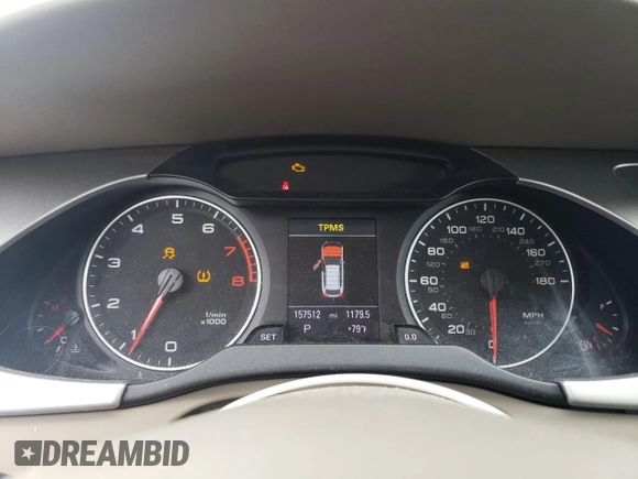 2012 Audi A4 2.0T Premium Plus with VIN WAUWFAFL7CA114024, listed as a Copart auction lot 84227164 with 157,512 mi miles and Salvage Title. Bid and sale history available at carsss.com. Image 9.