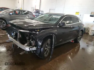 2019 Infiniti QX30 ESSENTIAL with VIN SJKCH5CR4KA009792, listed as a Copart auction lot 87580985 with 64,289 mi miles and Salvage Title. Bid and sale history available at carsss.com. Image 1.
