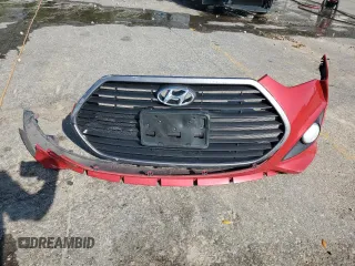 2016 Hyundai Veloster Turbo with VIN KMHTC6AE7GU262145, listed as a Copart auction lot 51283105 with Not provided miles and Salvage title. Bid and sale history available at DreamBid. Image 12.