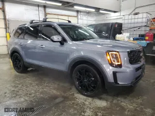 2022 Kia Telluride SX with VIN 5XYP5DHC9NG294165, listed as a Copart auction lot 45710875 with 37,257 mi miles and Salvage Title. Bid and sale history available at carsss.com. Image 4.