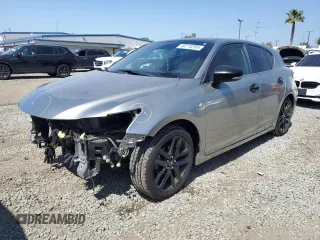 2016 Lexus CT 200h with VIN JTHKD5BH6G2270179, listed as a Copart auction lot 49770295 with 97,338 mi miles and Salvage Title. Bid and sale history available at carsss.com. Image 1.