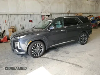 2024 Hyundai Palisade Calligraphy z VIN KM8R7DGE5RU673329, wystawiony jako Copart lot #55314145 z przebiegiem 14 493 mil mil oraz Szkoda całkowita • Salvage title. Historia ofert i sprzedaży dostępna na DreamBid. Obrazek 1.