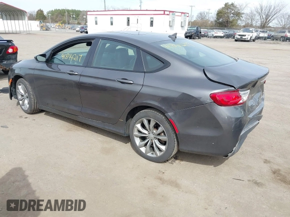 2016 Chrysler 200 S with VIN 1C3CCCBG7GN122548, listed as a IAAI auction lot 41844217 with 127,546 mi miles. Bid and sale history available at carsss.com. Image 3.
