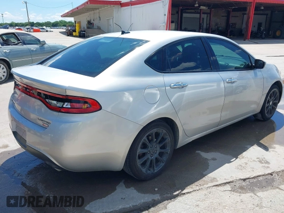 2013 Dodge Dart Limited with VIN 1C3CDFCH1DD285395, listed as a IAAI auction lot 42222976 with 130,719 mi miles and . Bid and sale history available at DreamBid. Image 4.