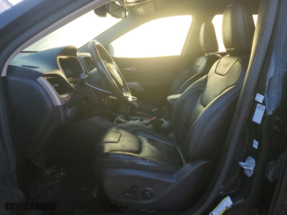 2018 Jeep Cherokee Limited with VIN 1C4PJLDB9JD568279, listed as a Copart auction lot 42180295 with 97,400 mi miles and Salvage Title. Bid and sale history available at carsss.com. Image 7.