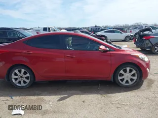2012 Hyundai Elantra Limited with VIN KMHDH4AE7CU335325, listed as a IAAI auction lot 41680850 with 105,991 mi miles. Bid and sale history available at carsss.com. Image 13.
