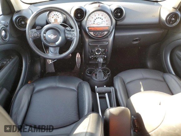 2014 MINI Countryman S with VIN WMWZC3C58EWT01267, listed as a Copart auction lot 47268355 with 45,430 mi miles and Salvage Title. Bid and sale history available at DreamBid. Image 8.