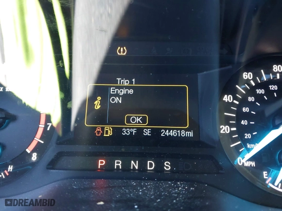2017 Ford Edge SEL with VIN 2FMPK4J93HBC46835, listed as a IAAI auction lot 41893501 with 244,618 mi miles. Bid and sale history available at carsss.com. Image 7.