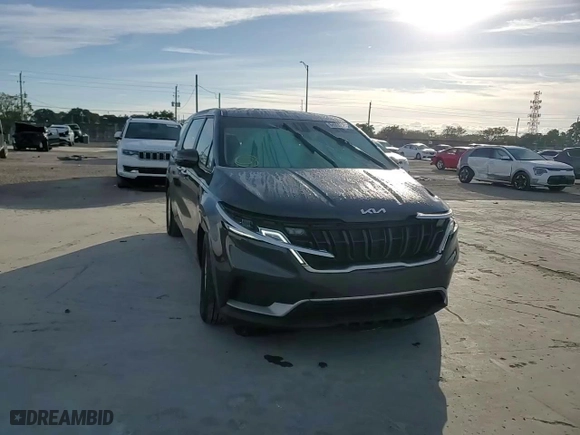 2023 Kia Carnival LX with VIN KNDNB4H38P6255833, listed as a Copart auction lot 86990124 with 6,818 mi miles and Salvage Title. Bid and sale history available at carsss.com. Image 11.