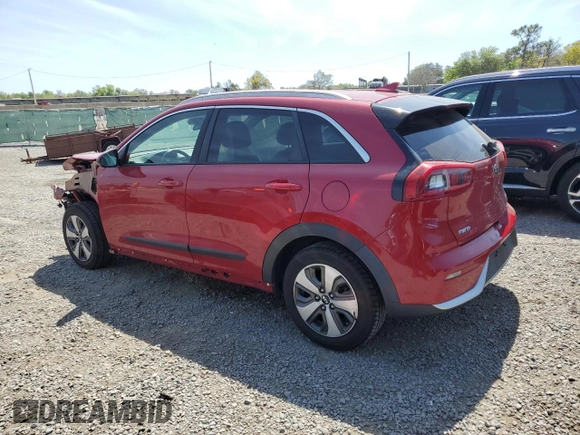 2018 Kia Niro LX with VIN KNDCB3LCXJ5109035, listed as a Copart auction lot 48902255 with 67,034 mi miles and Salvage Title. Bid and sale history available at carsss.com. Image 2.