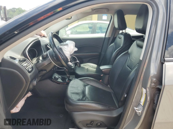 2021 Jeep Compass Limited with VIN 3C4NJDCB9MT599478, listed as a Copart auction lot 57153205 with 144,711 mi miles and Salvage title. Bid and sale history available at DreamBid. Image 7.
